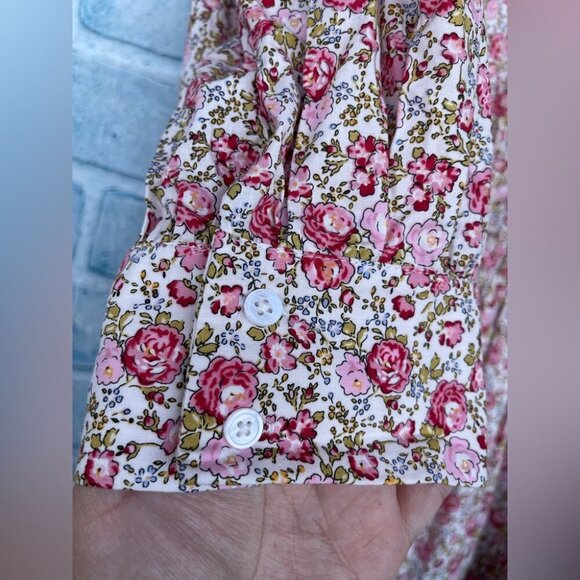 HYACINTH HOUSE Pink and Red FloralMaddie Mini Dress size medium - Picture 7 of 16